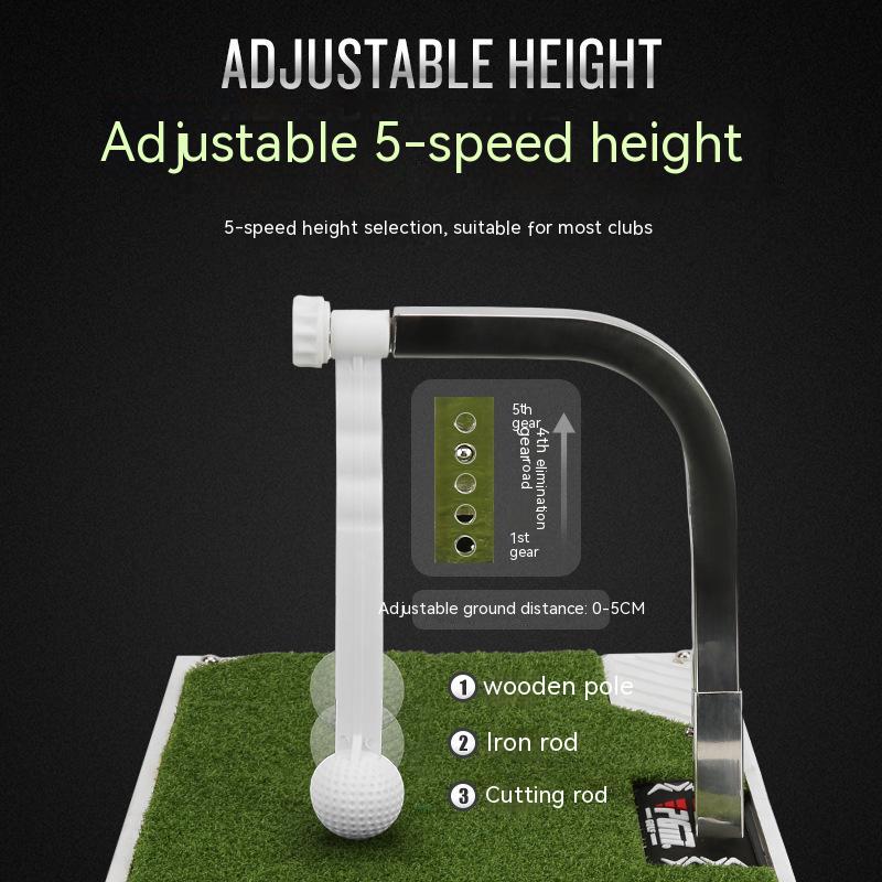 Pgm Professional Golf Swing Putting Mat 360° Rotation Putter Temu