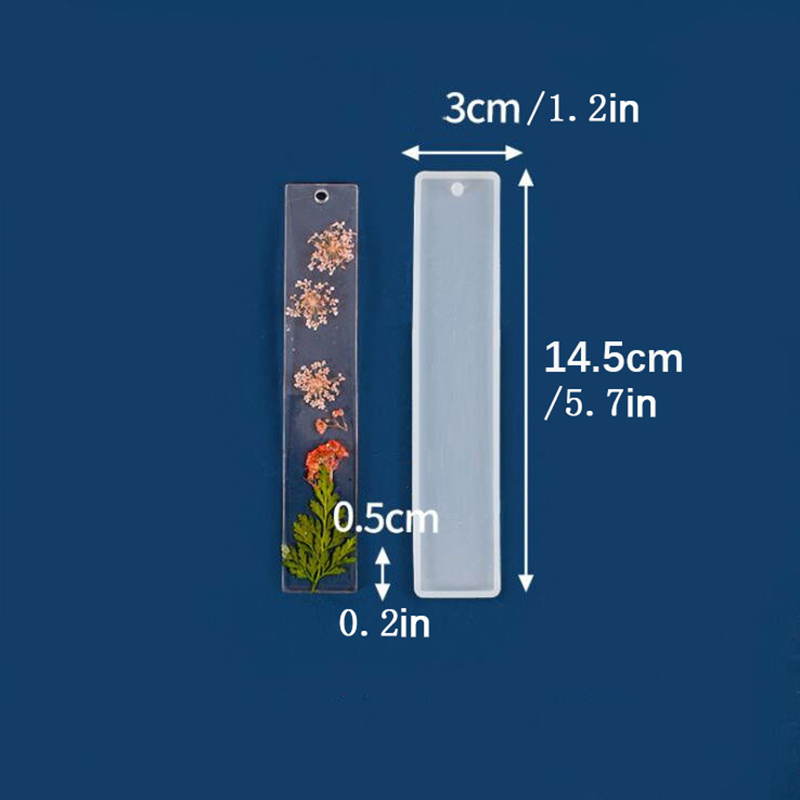 Large Medium Small Three Blank Bookmark Silicone Molds - Temu