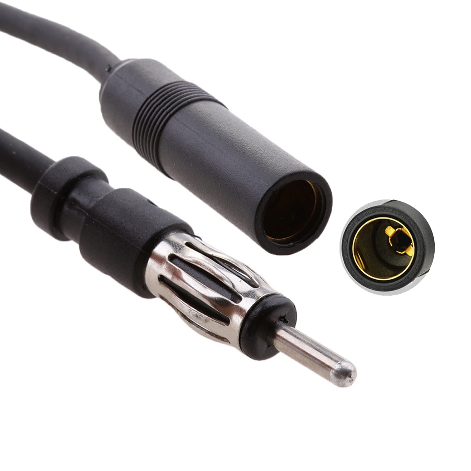 Auto FM AM Radio Auto Antenne Verlängerung Kabel DIN Stecker Stecker  Koaxialkabel für Fahrzeug Lkw Auto Stereo Kopf einheit CD - AliExpress