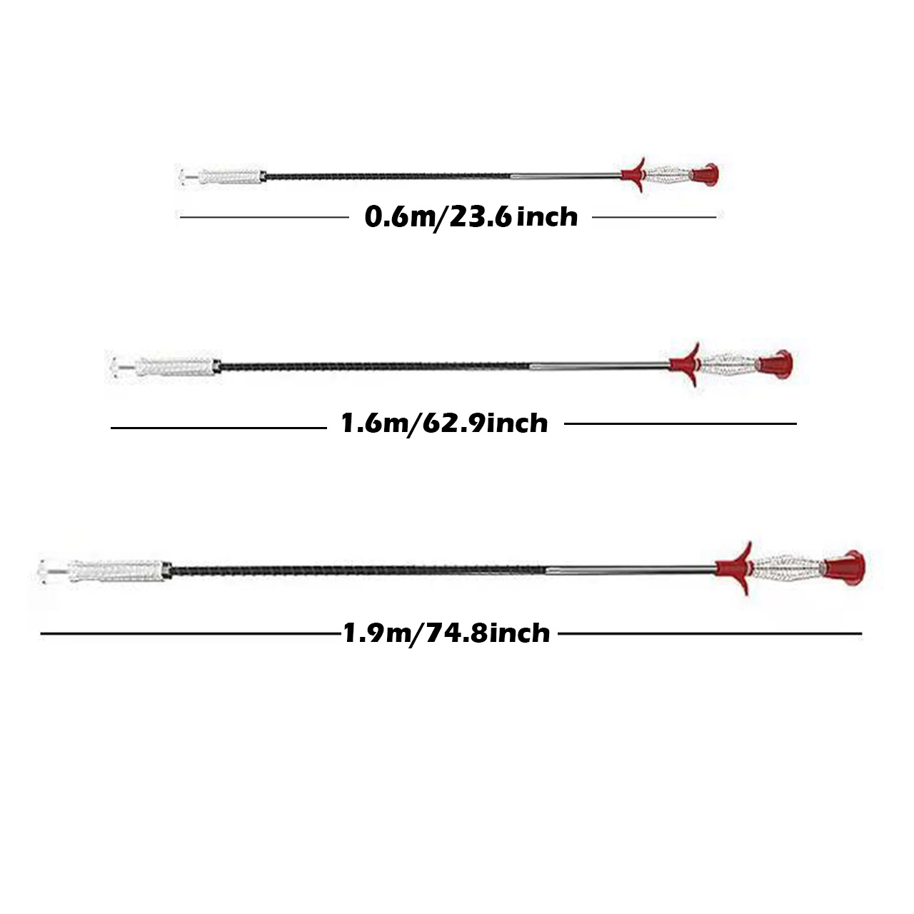 Grabber Claw Flexible Pick Reacher Tool Drain Clog Remove Temu