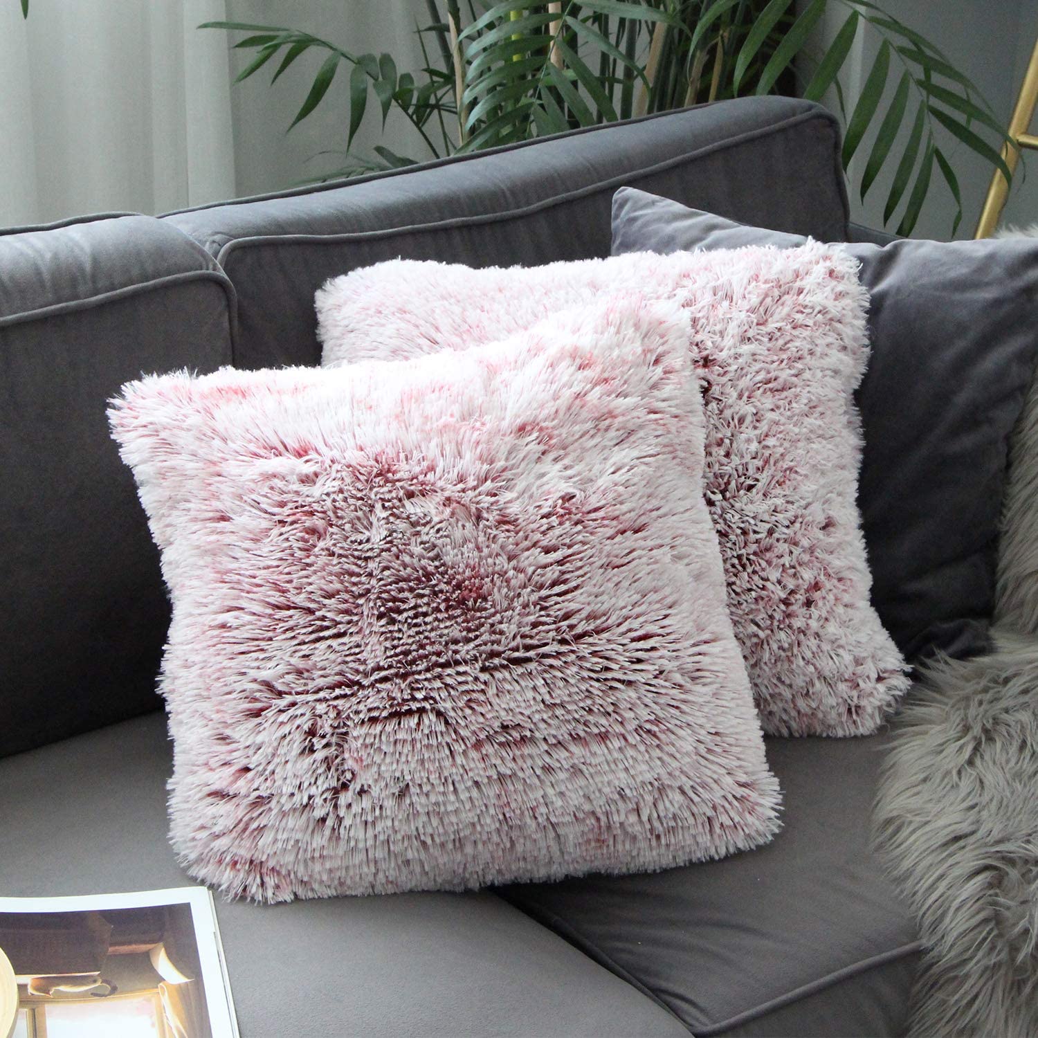 Decorative Pillow Covers New Luxury Series Faux Fur Throw - Temu Austria