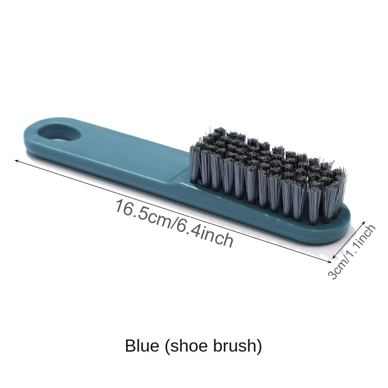 Soft Bristle Laundry Scrub Brush For Cleaning Household Small Shoes Clothes  Brush Multifunctional Cleaning Board Brush With Hanging (blue)