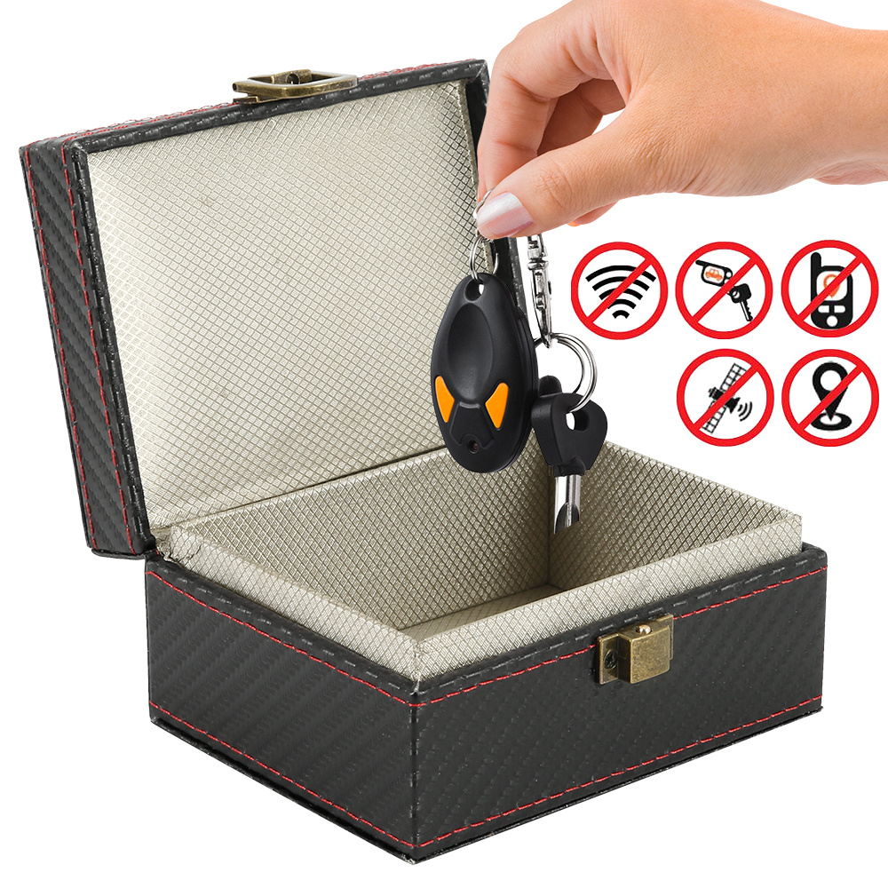 JXE JXO Faraday Box, Car Key Fob Protector, Faraday Key Fob Protector Box, RFID Signal Blocking Box, Faraday Cage (Mini)