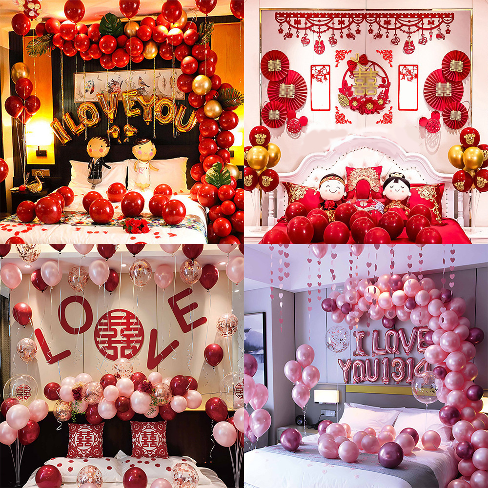 Wedding Balloon Set Wedding Room Layout Decoration Wedding ...