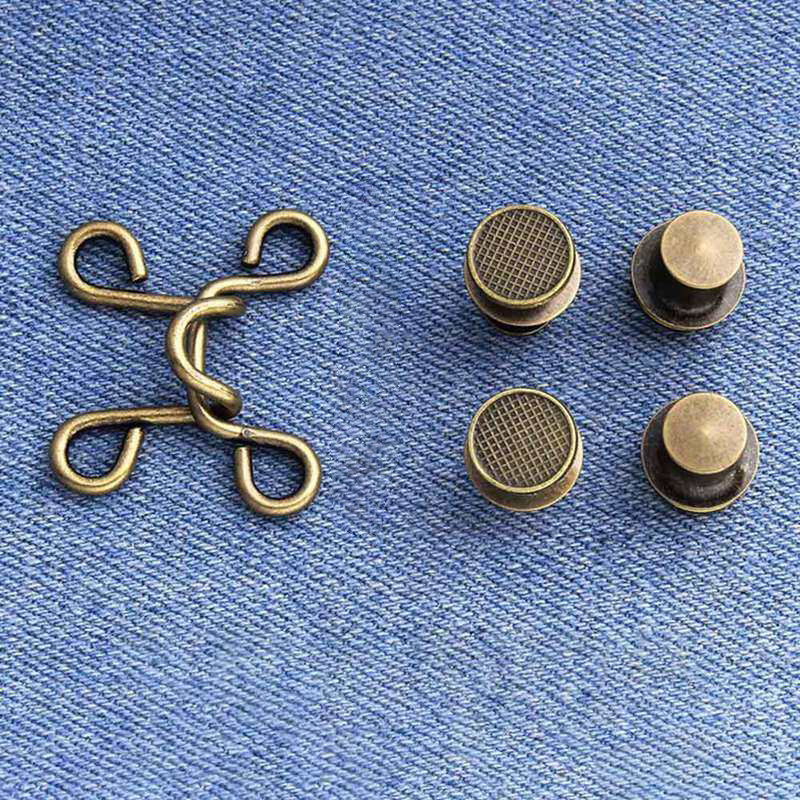 BUTTONS CLOTHES FASTENER Sewing Accessories Jeans Waist Extension