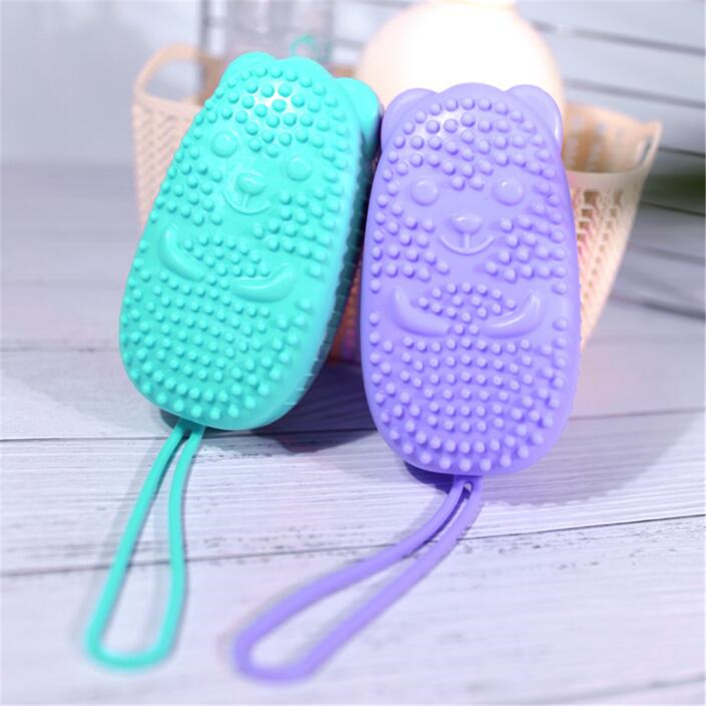 Soft Silicone Body Scrubber Shower Brush - Teetothe Lifestyle