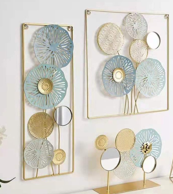 1pc Wall Decor Metal Wall Decor Designed With Lotus Leaf Rustic Hanging Wall  Decor Farmhouse Metal Wall Art Modern Wall Decor For Living Bedroom Office, Don't Miss These Great Deals