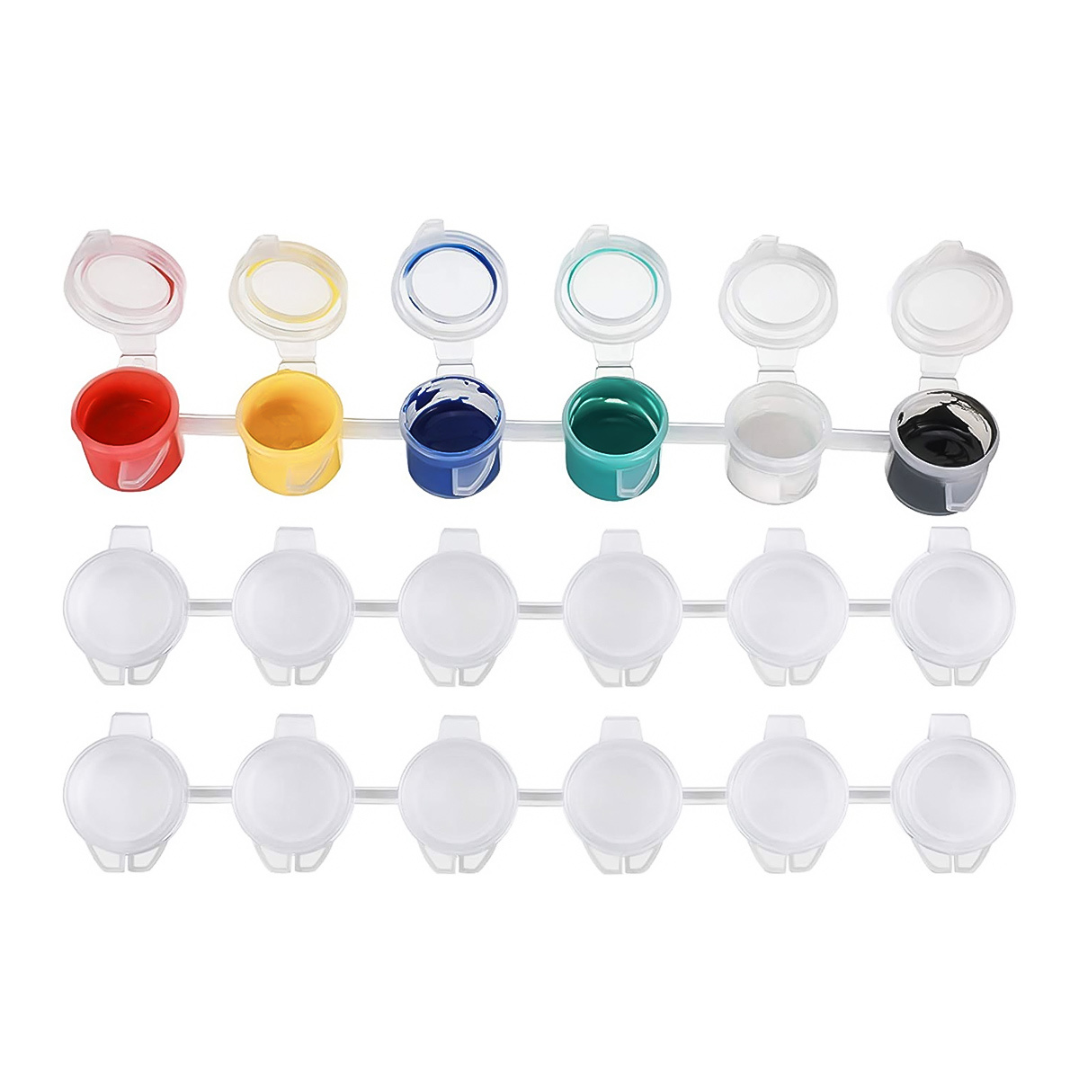 Paint Tray Palettes For Acrylic Paint Color Palette With Lid Temu