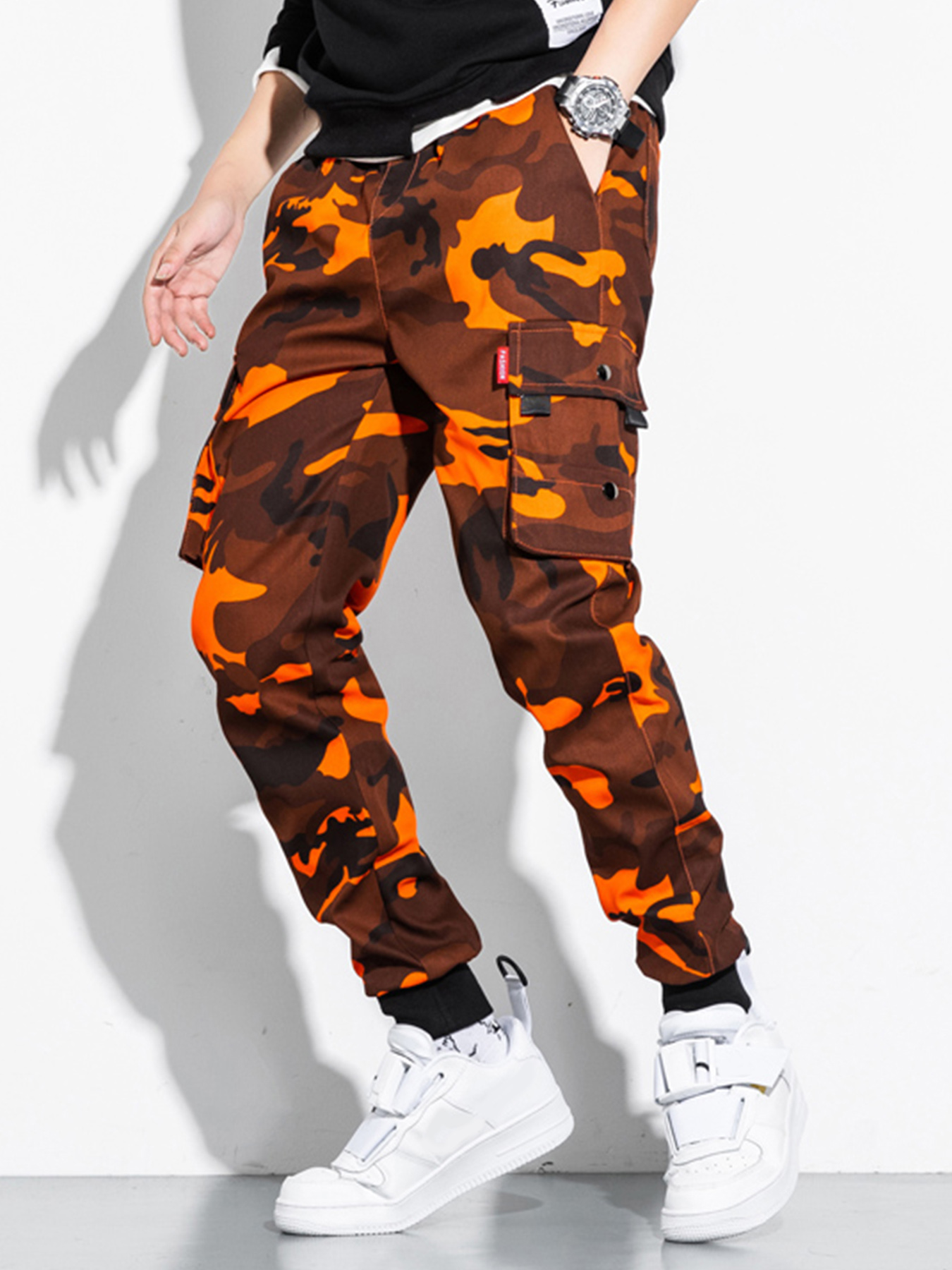 Orange hotsell camo sweatpants