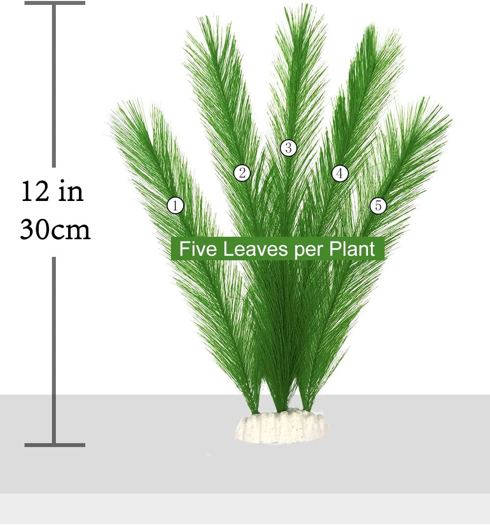 Aquarium Decorations Fish Tank Artificial Green Water Plants Made Of