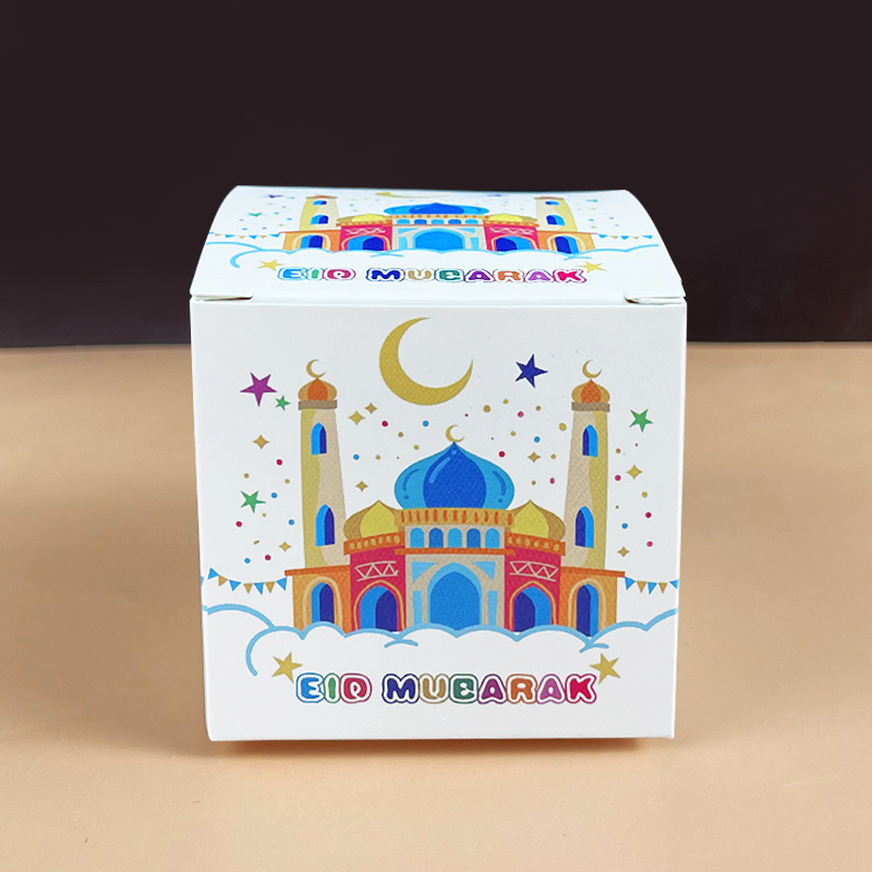 Ramadan Decoration 2024 EID Mubarak Candy Gift Box Muslim Islamic