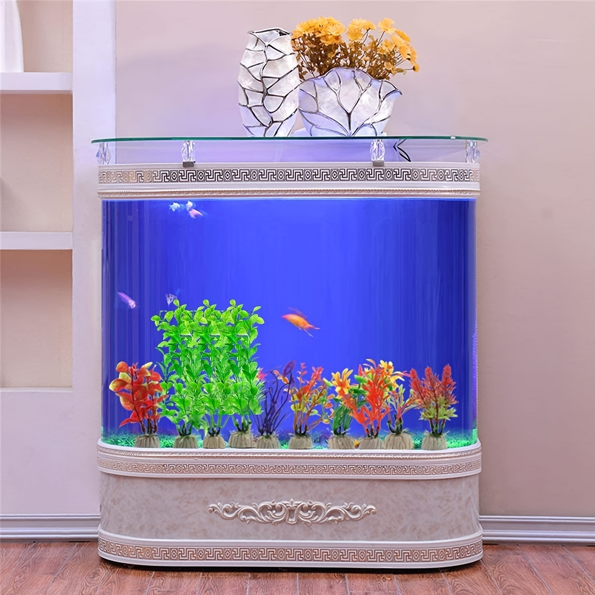 Fish Tank Plant Plastic Artificial Plant Aquarium Landscape Fake