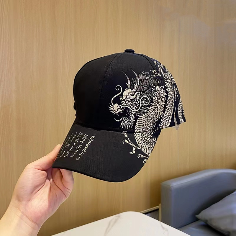 1pc Trendy Chinese Dragon Baseball For Men Women Summer Hats Ideal