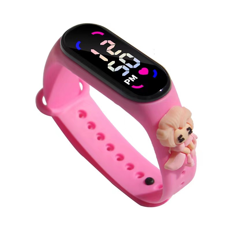 Pink waterproof watch sale