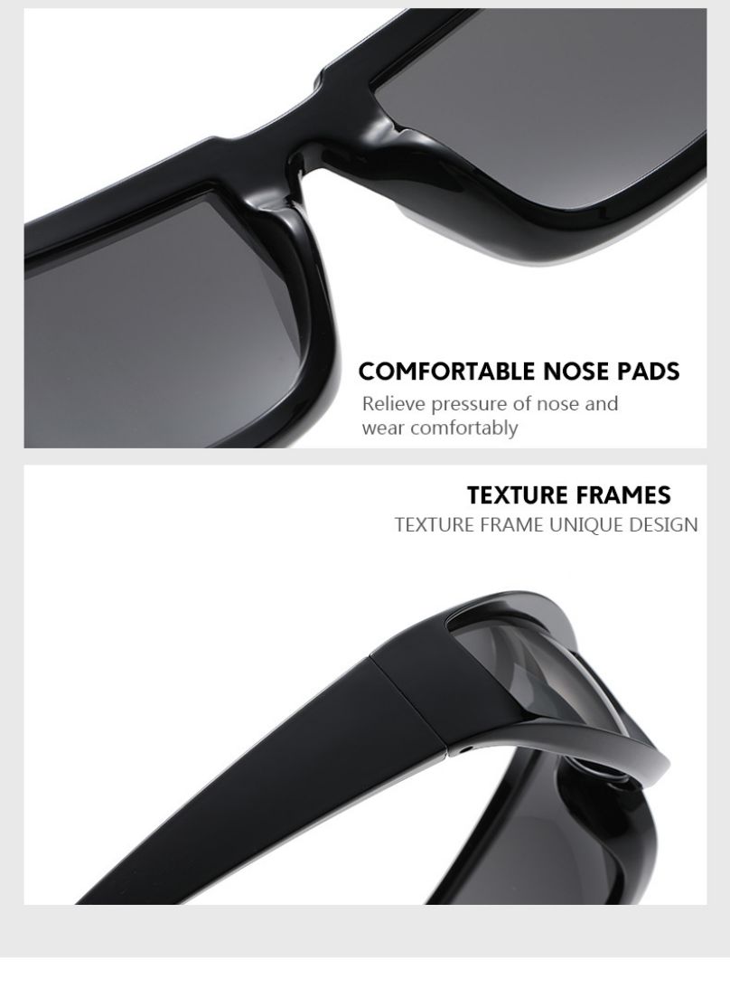 Sport Eye Protective Thick Frame Sporty Lens Wrap Around Temu