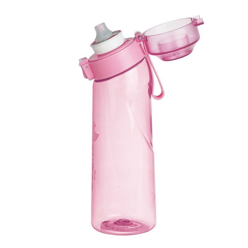 Hmess Air Up Flavored Water Bottle Scent Water Cup Flavored Sports Water  Bottle For Outdoor Fitness-Pink and 3 Pods