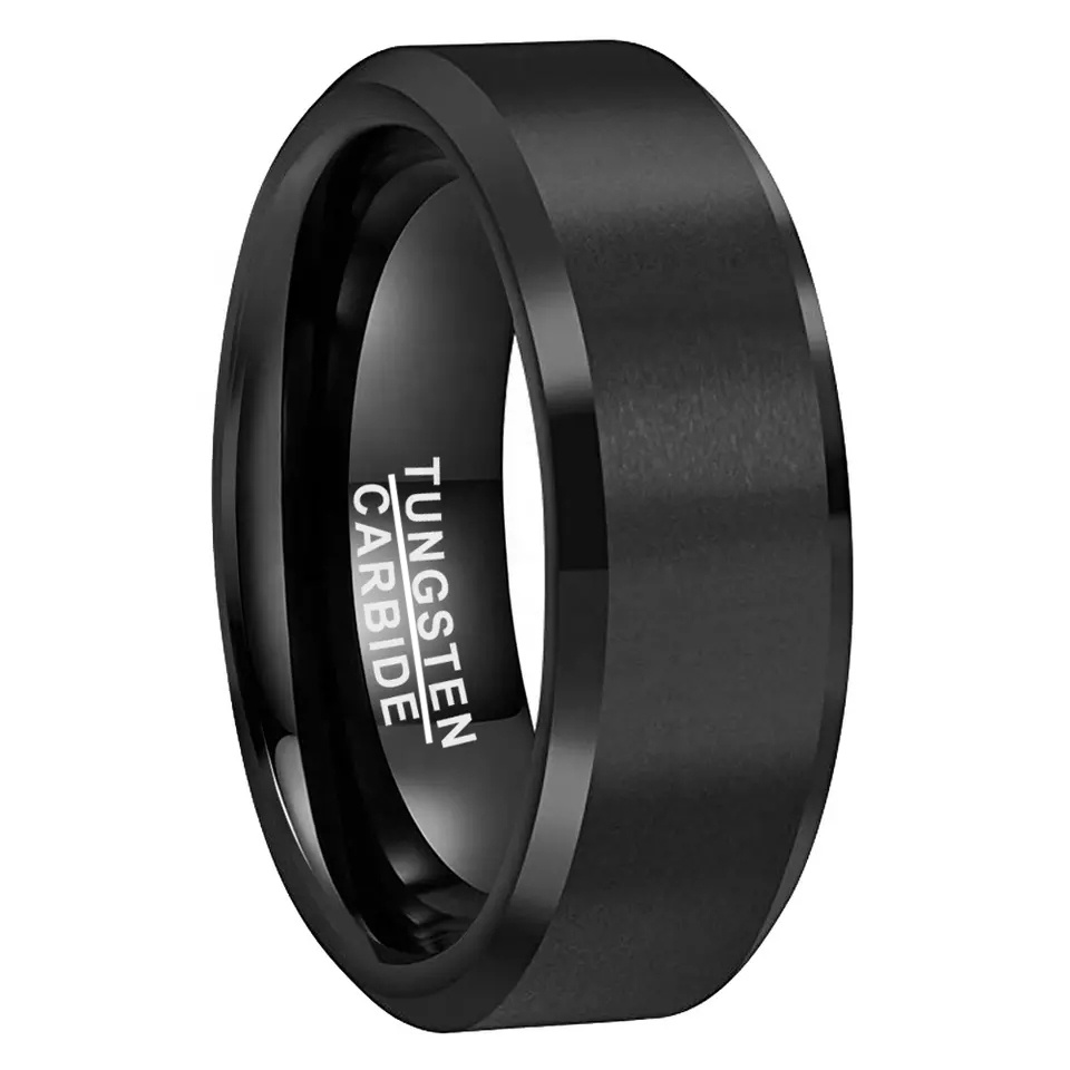 beveled-matte-finish-fashion-engagement-wedding-band-black-temu