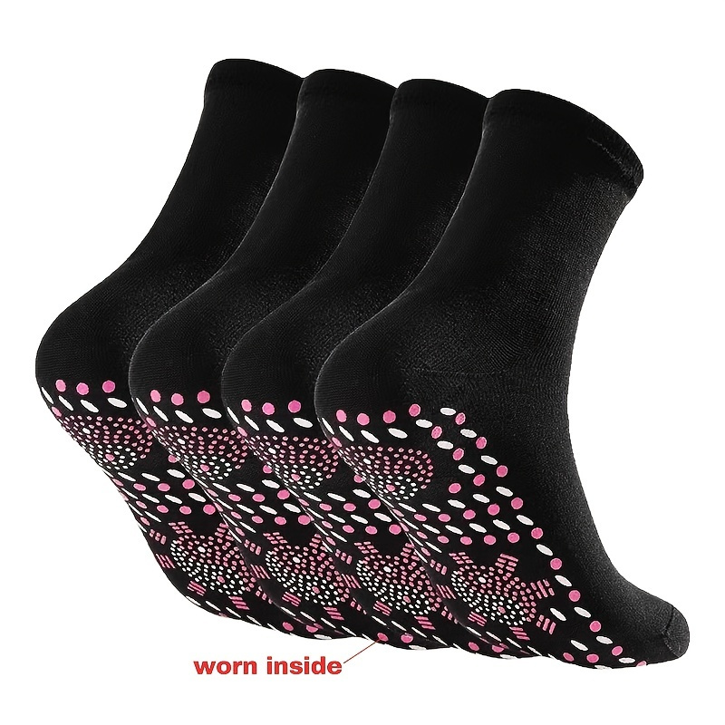 

6pairs Warm Socks For Men Women, Health Massage Anti-freezing For Fishing Camping Hiking Skiing Size 4.5-8.5