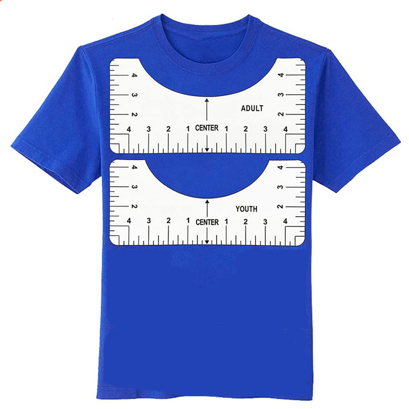 8 Pieces T-shirt Alignment Tool T-shirt Ruler Guide Tool T-shirt Craft Ruler  T-shirt Centering Tools For Guiding T-shirt Design