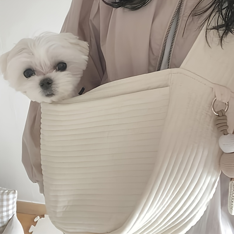 1pc Cute Pet Carrier Bag Dog Or Cat Travel Carrier Tote Pet Travel Accessories Pet Supplies Temu