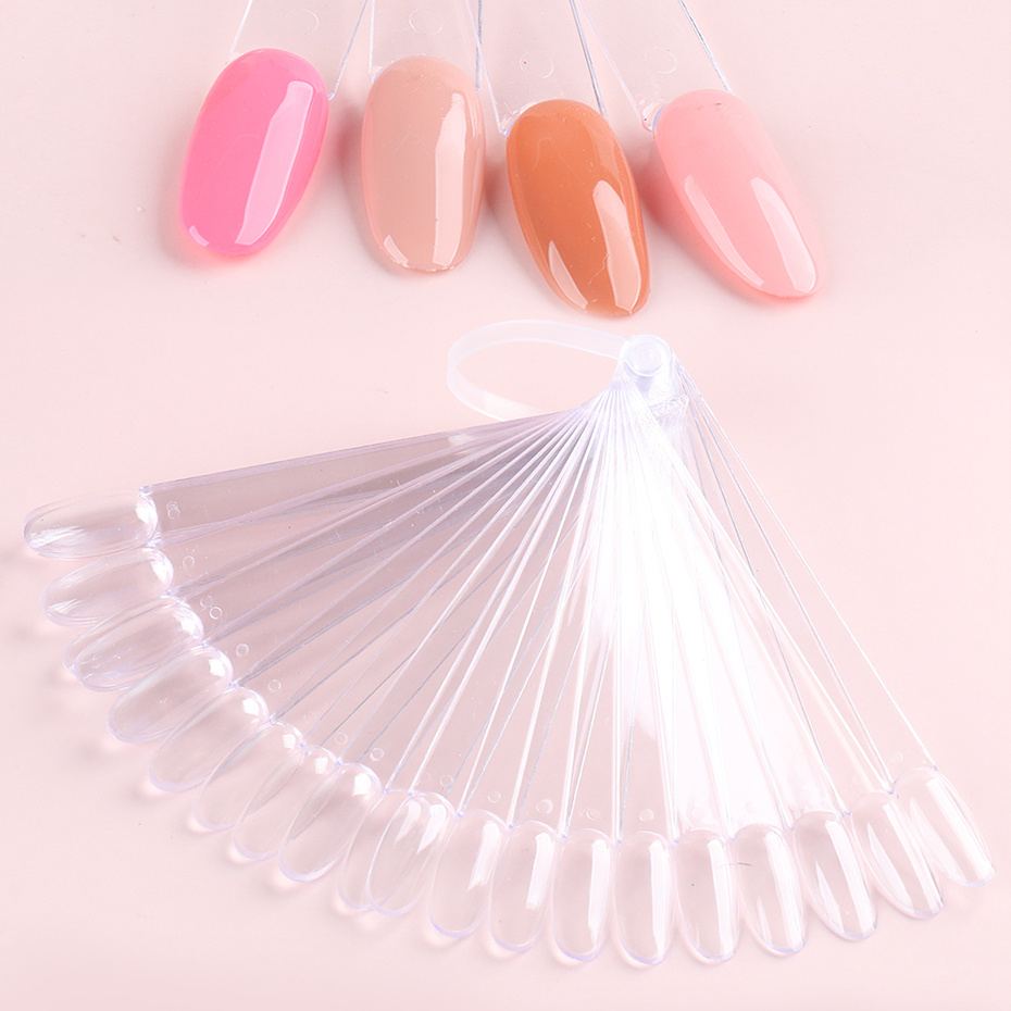 Oval Nail Polish Sample Sticks With Metal Split Ring Fan Temu New Zealand