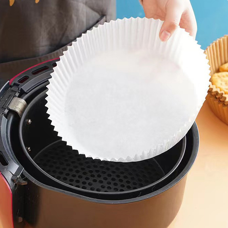 Air Fryer Paper Food Oil-absorbing Paper Fried Chicken Fries Chicken Wings  Oven Baking Oil-proof Paper Round Non-stick Pad Paper - Temu