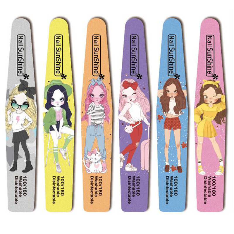 Nail File Strips 100/180 Grit Double Sided Filers Shaping Temu