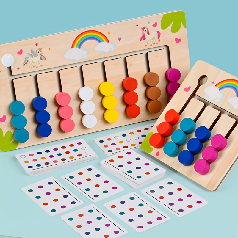 Clapstore Montessori Toy Colors Matching Game Training Kids Educational  Wooden Toys Price in India - Buy Clapstore Montessori Toy Colors Matching  Game Training Kids Educational Wooden Toys online at
