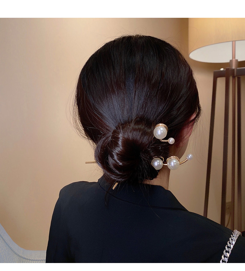 Pearl Hair Sticks, Wedding Hair Sticks , Simple Hair Sticks
