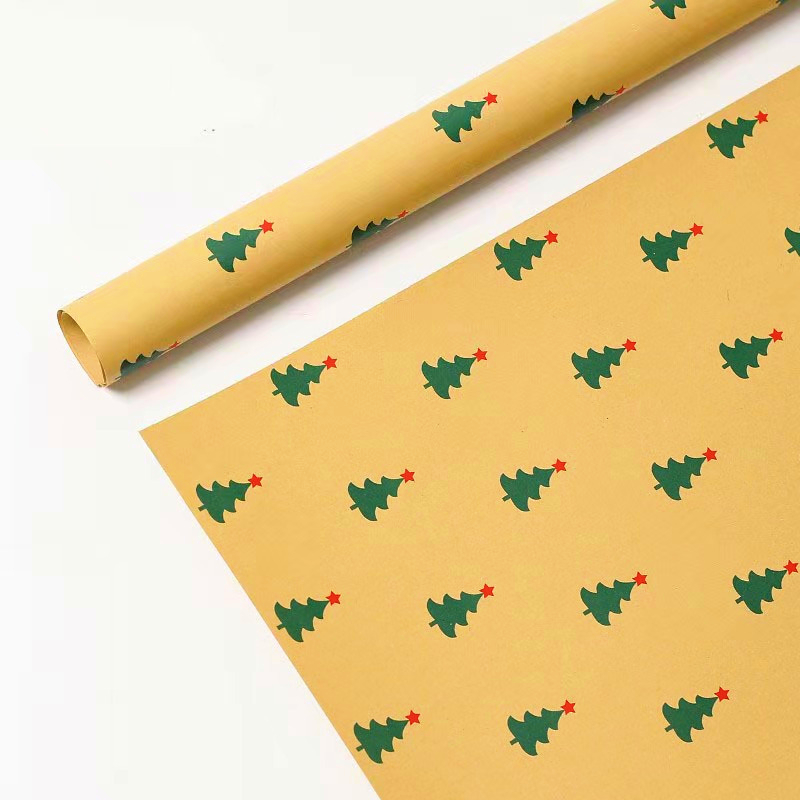 Yellow Cowhide Gift Gift Wrapping Paper Christmas Gift Paper - Temu