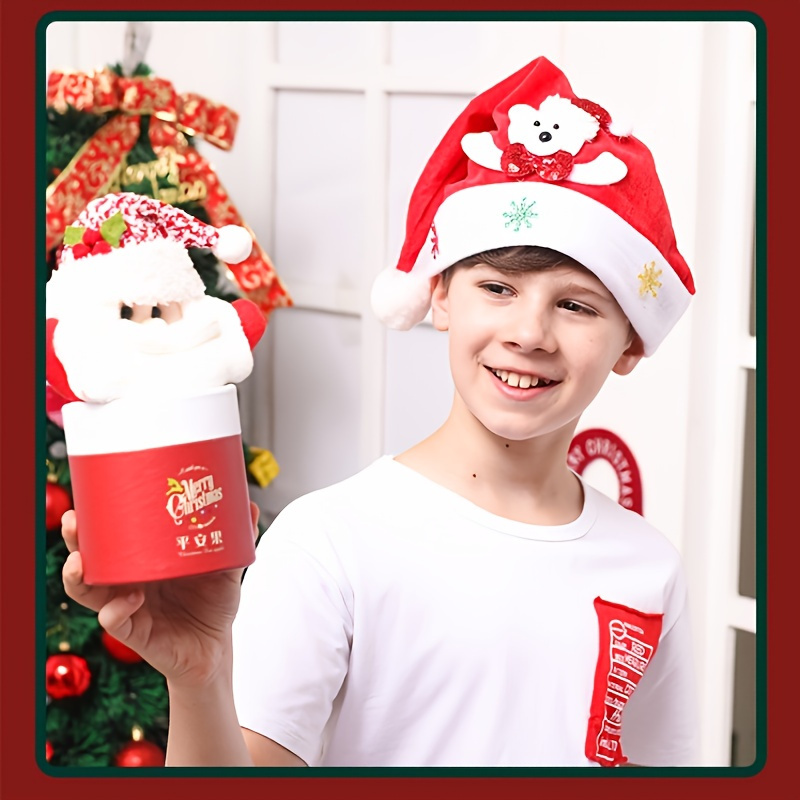 Chapeau De Noël En Bois Doré Pour Enfants Et Adultes, 1 Pièce, Cadeaux De  Noël, Accessoires De Décoration De Fête Pour Enfants, Noël - Temu Belgium