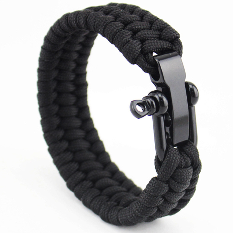 1pc Survival Emergency Tactical Bracelets Adjustable Wraps For
