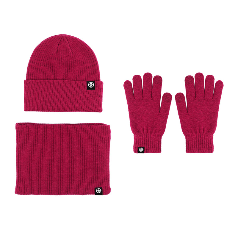 Winter Warm Hat Scarf Gloves For Men Women Fashion Three Piece Windproof  Knitted Hat Three Piece Set Running Biking Skiing - Jewelry & Accessories -  Temu