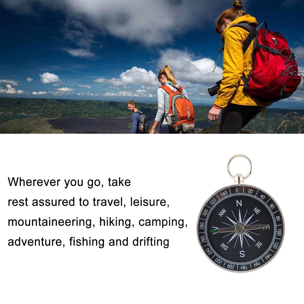 Lightweight Aluminum Outdoor Travel Compasses The Perfect Mini Camping Hiking Navigation Tool 3782