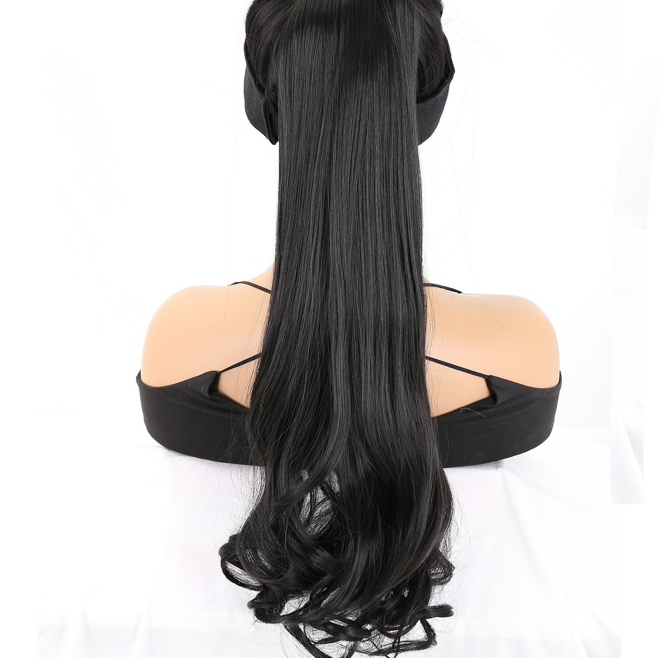 Hair For Women Horse Tail Long Wavy Claw On Hair Tail False Hair Ponytail  Hairpiece Synthetic Drawstring Wave Black | Shop Now For Limited-time Deals  | Temu