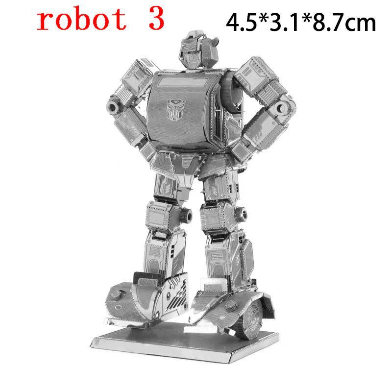 Model 3d Lithography Three Dimensional Metal Puzzle Robot Aircraft Model | Shop The Latest Trends | Temu