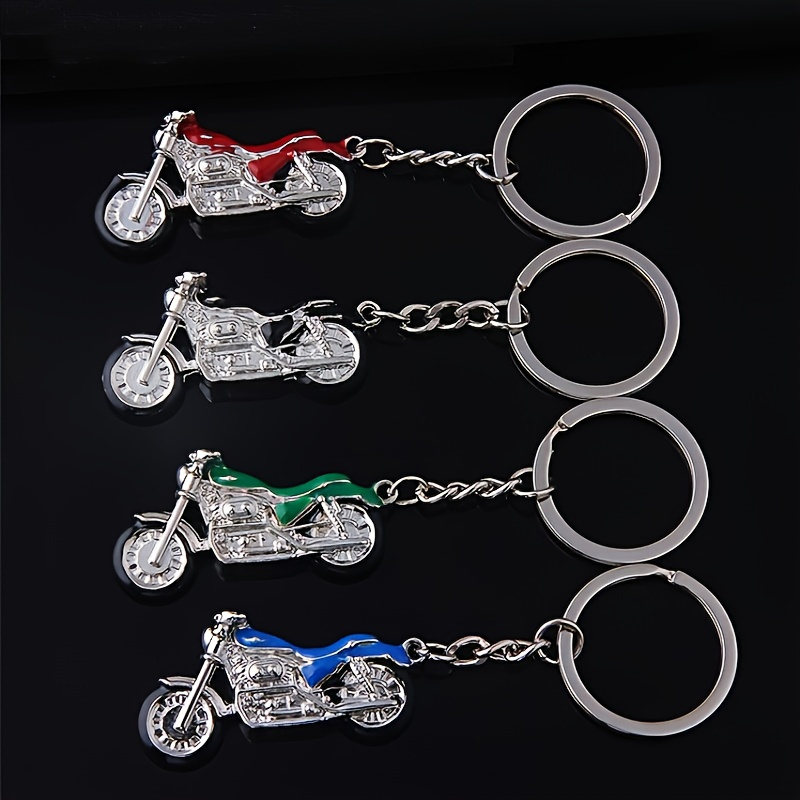 1pc Simulation Motorcycle Keychain, Car Key Chain, Men's Key Ring Pendant, Practical Love Car Activity Gift,Bag Accessories,Temu