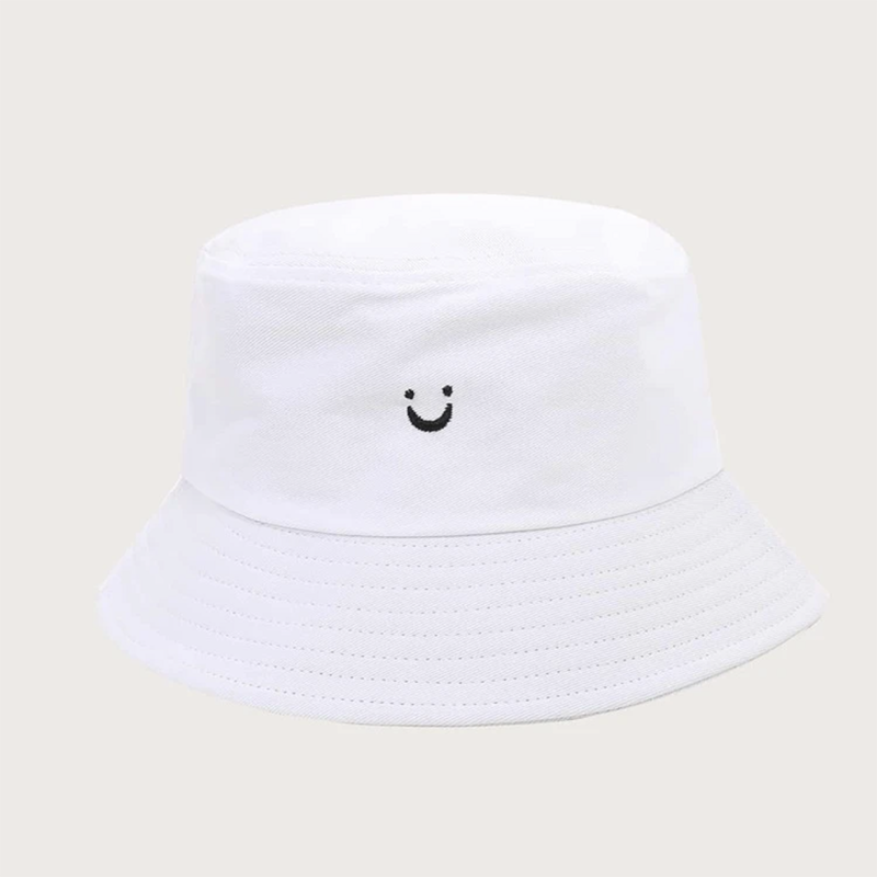 1pc Letter Print Reversible Mens Bucket Hat