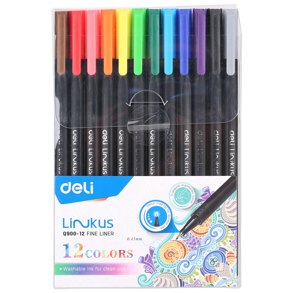 12pcs Vibrant And Colorful, Effortless Writing 12-Pack Colored Pens Set,  Perfect For Office, Study, Note-taking, Colourful Handwriting Pens Gel Pen  Se