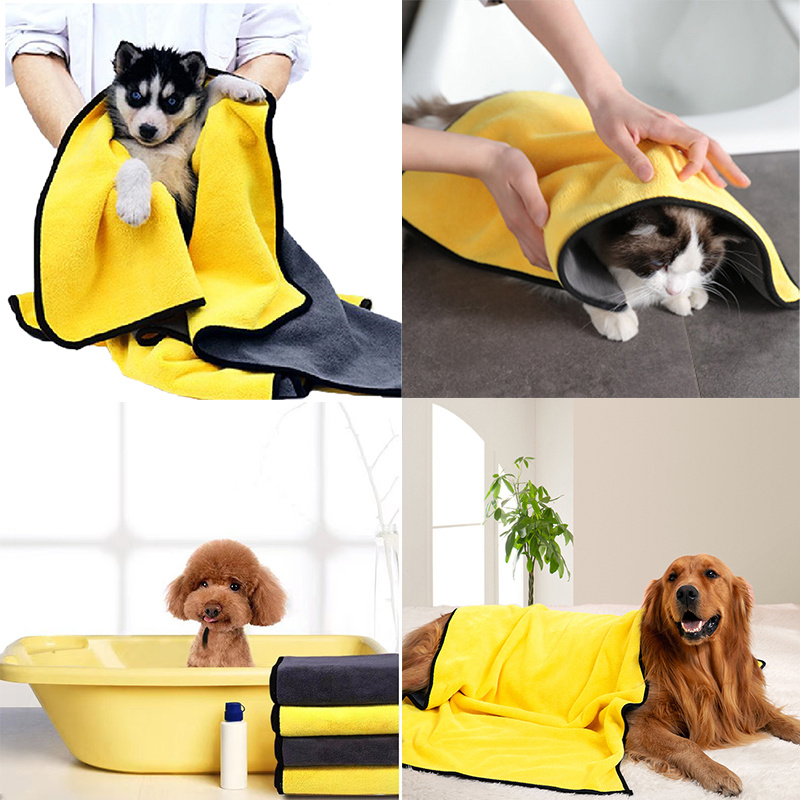 Forniture per asciugamani da bagno per cani Teddy nuovi asciugamani  assorbenti cani gatti asciugamano da bagno asciugamano assorbente ad acqua  ad asciugatura rapida panno per pulizia auto - AliExpress