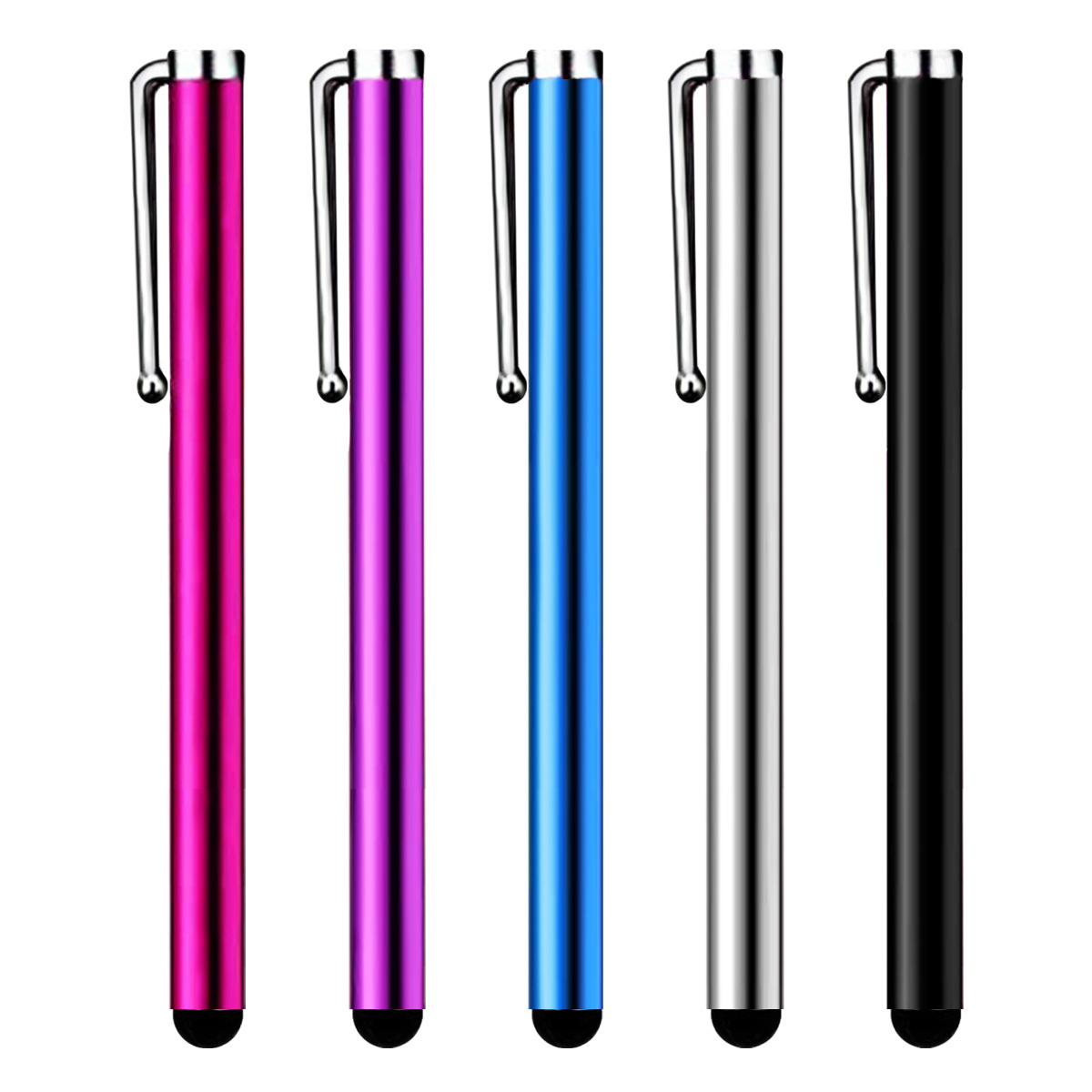 Kid-Friendly Stylus Pens for Touch Screens,Tablet Stylus Pen 2 Pack of  Purple Blue Stylus Universal Touch Screen Capacitive Stylus Compatible with