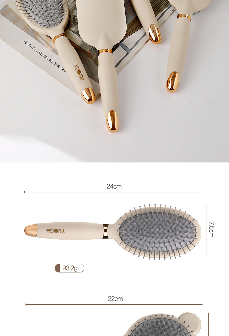 Cute Air Cushion Detangler Hair Brush Anti Static Massage Brush For Wet And Dry Hair All Hair