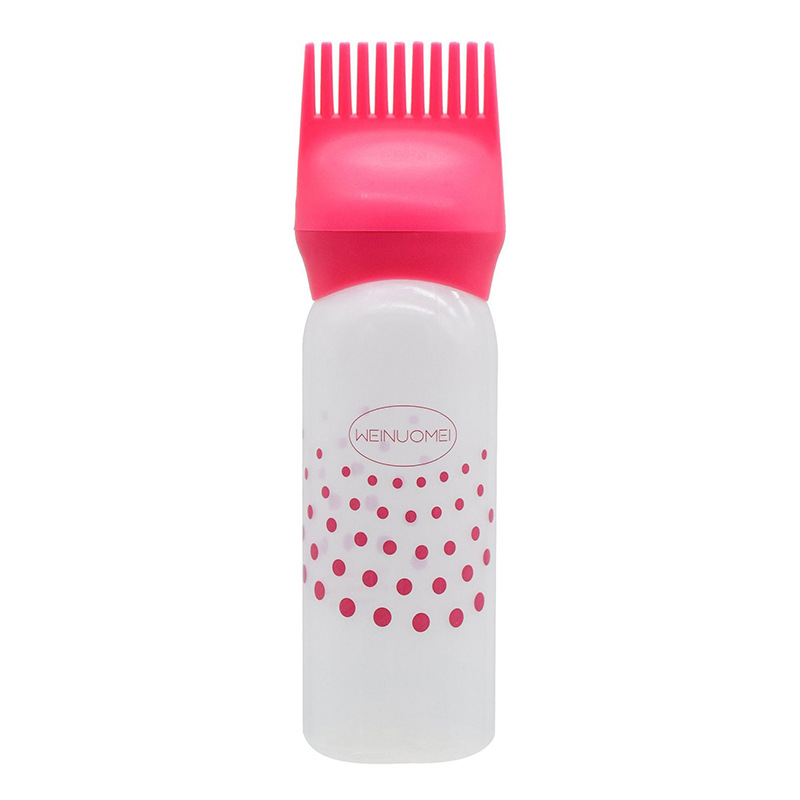 TEMU 1pc Bottle, Professional, Unisex Adult, Normal Hair Style, With Graduated Scale And Brush Applicator Comb For Hair Coloring And Stylin