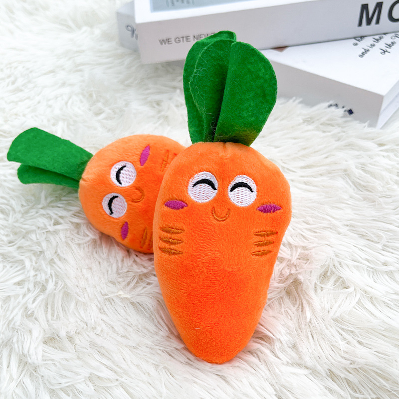 carrot shaped dog toys