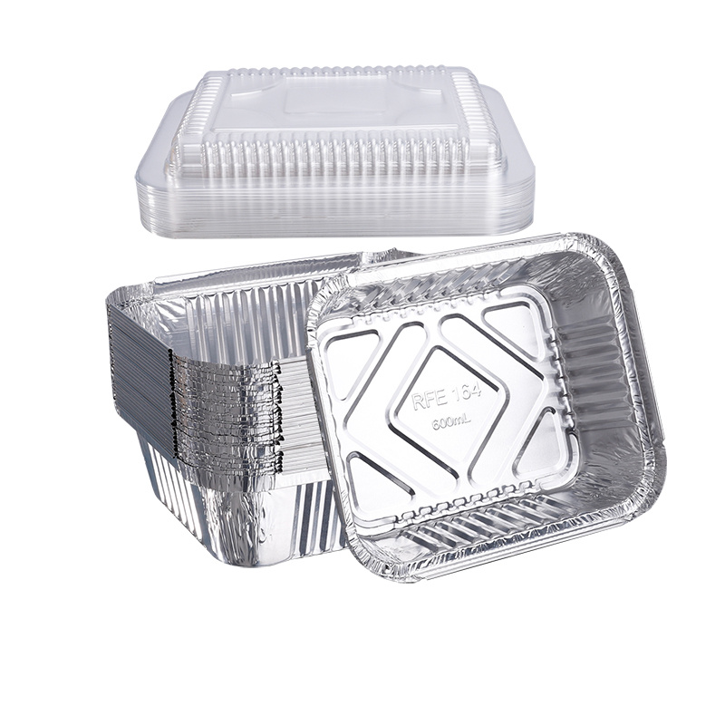 Choice Ovenable Take & Bake Mini Foil Takeout Pan w/ Lid