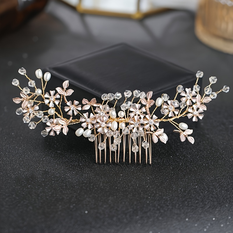 Elegant Rhinestone Daisy Bridal Headwear Wedding Hair Accessories