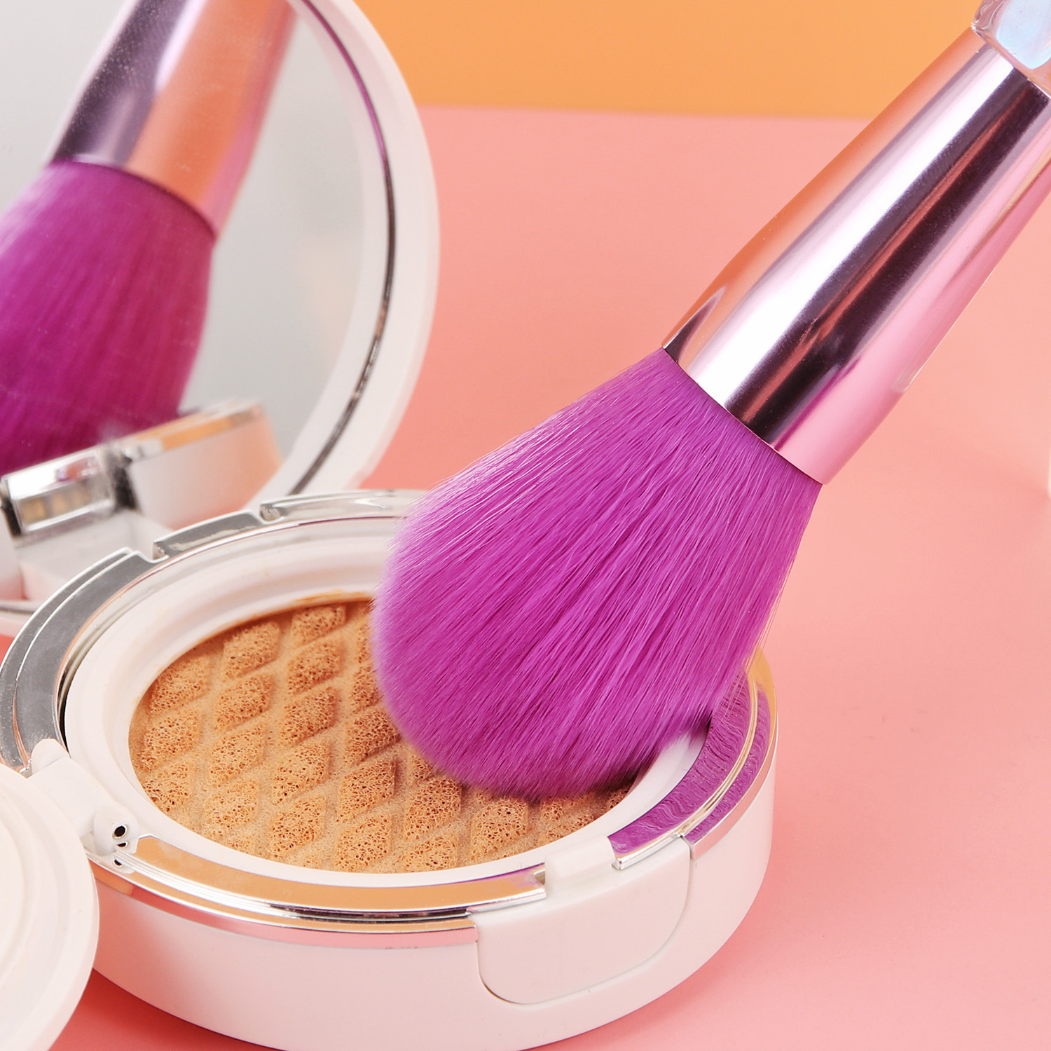 Crystal Acrylic Handle Makeup Brush Set Beauty Tools Eye Temu