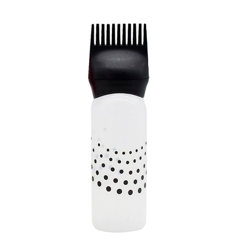 1pc Bottle, Professional, Unisex Adult, Normal Hair Style, With Graduated Scale And Brush Applicator Comb For Hair Coloring And Stylin