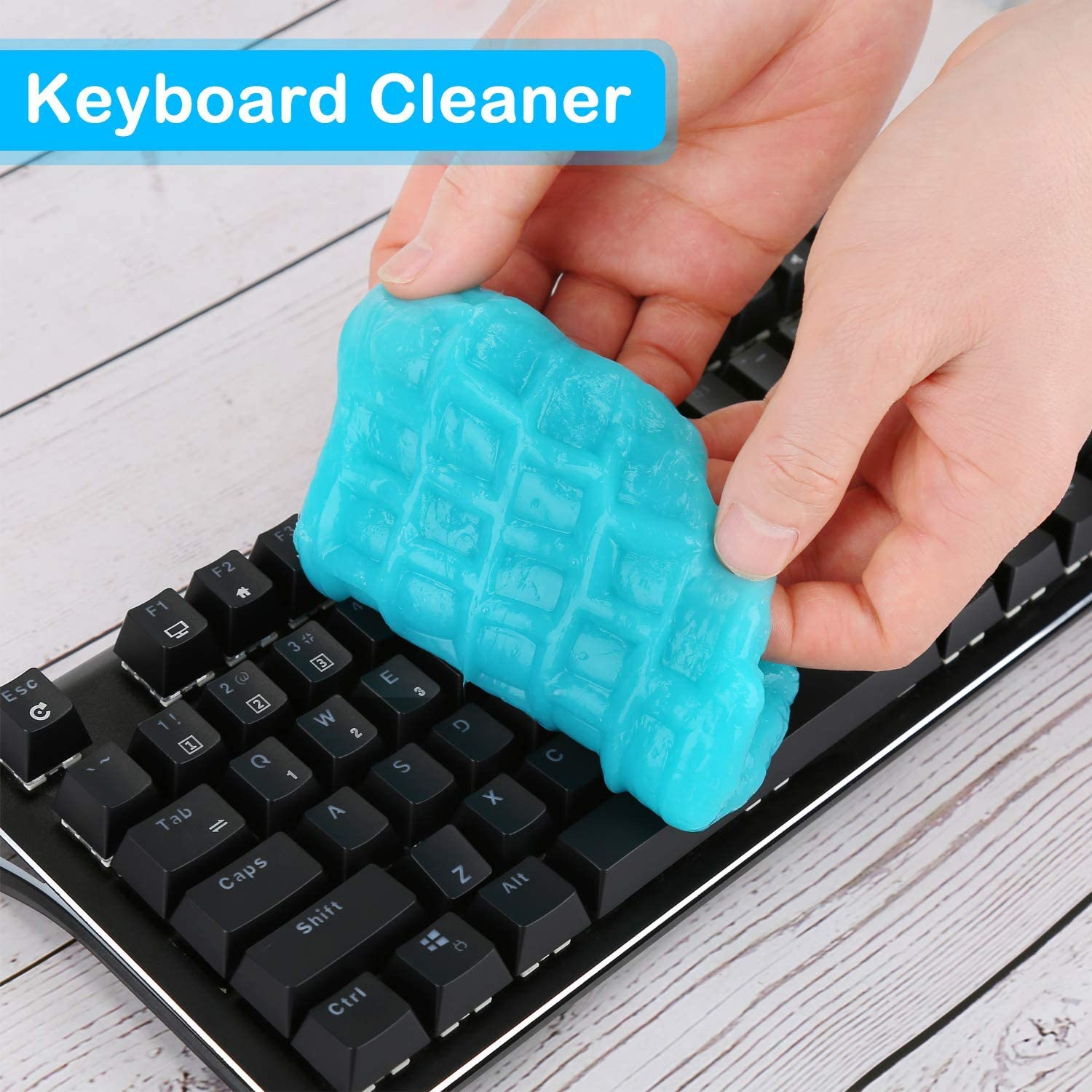 Universal Keyboard Cleaner Gel Jelly, Super Cleaning Gel Sticky Jelly Cleaner Dirt Cleaning Glue for PC, Laptop, Air Vent, Furniture, Computer, Size