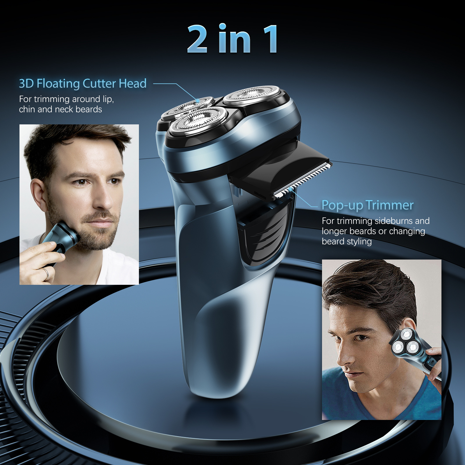 Electric Razor Men Men's Electric Shavers Rechargeable Temu